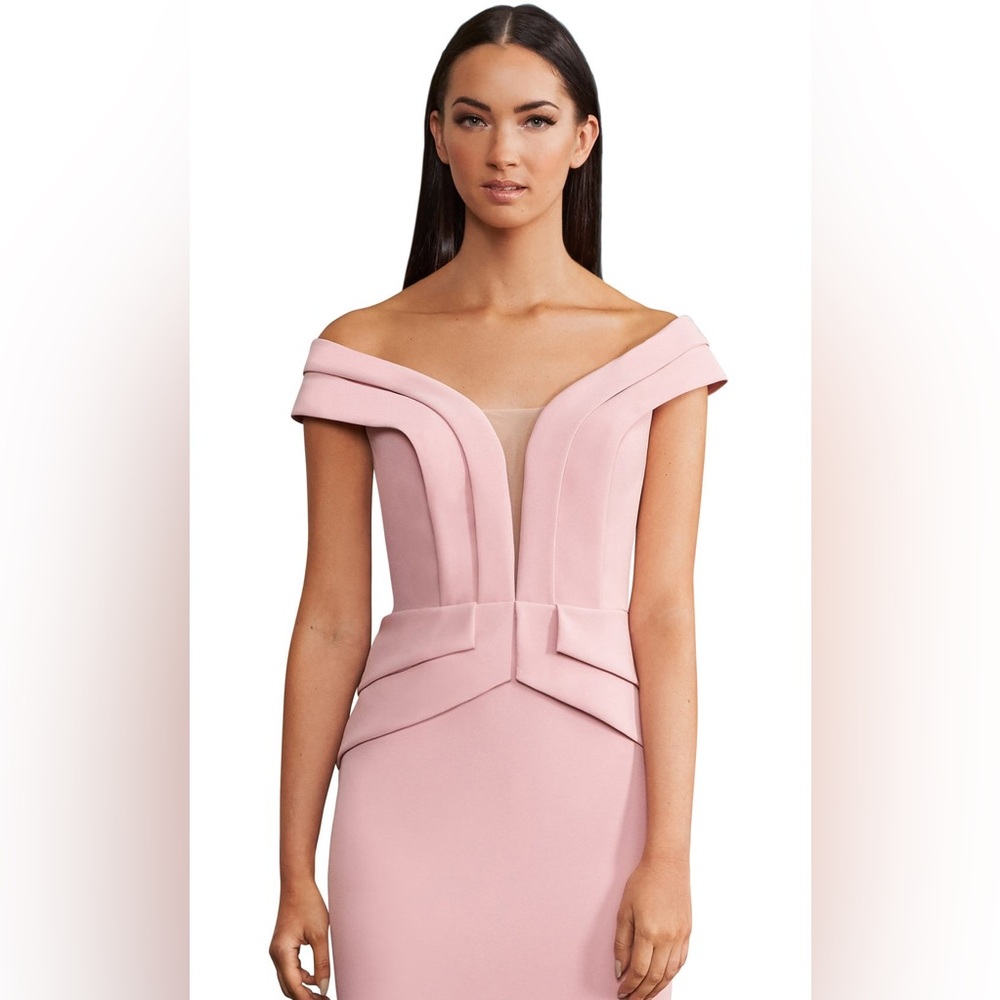 Alexander By Daymor Pink Off Shoulder Ball Gown Maxi Dress Size 12 #1159 - Picture 3 of 6
